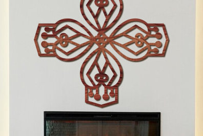 Intra απο ξύλο plywood 3mm-4mm πάχος – Ξύλινη Τέχνη τοίχου με Δίασταση  40x30 cm INTRAFABR-87515141