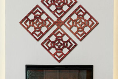 Intra απο ξύλο plywood 3mm-4mm πάχος – Ξύλινη Τέχνη τοίχου με Δίασταση  40x30 cm INTRAFABR-87515335