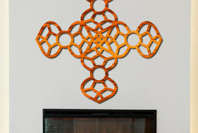 Intra απο ξύλο plywood 3mm-4mm πάχος – Ξύλινη Τέχνη τοίχου με Δίασταση  40x30 cm INTRAFABR-87514824