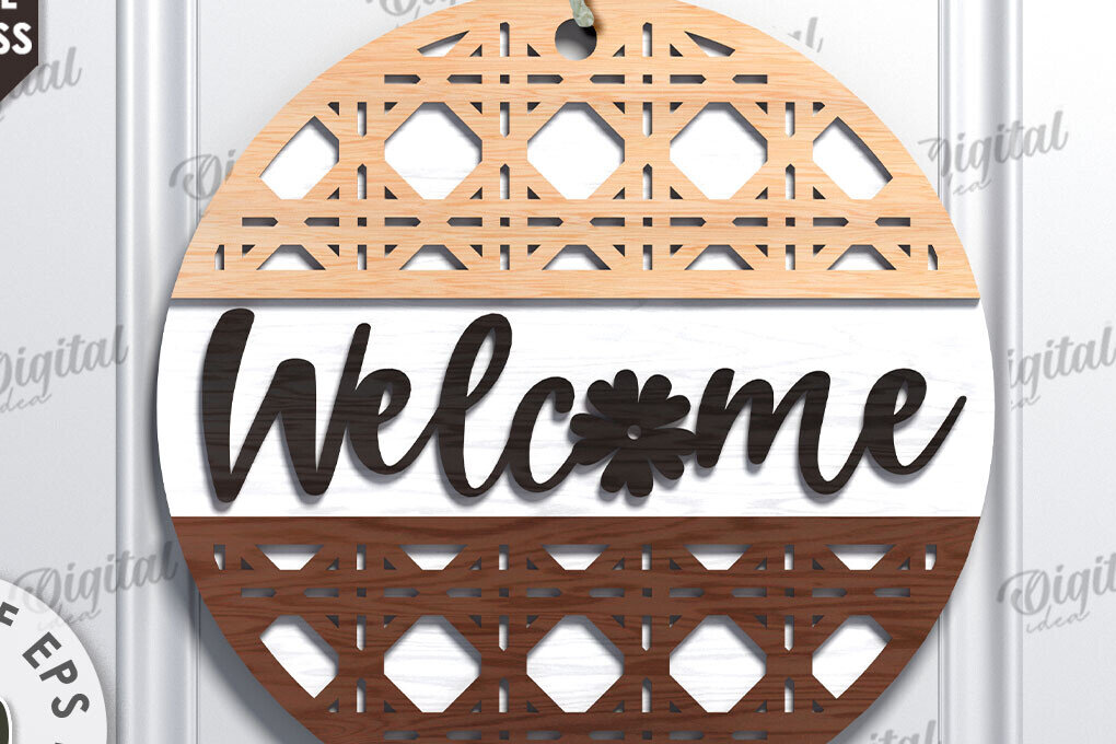 Σετ των 2 Intra απο ξύλο plywood 3mm-4mm πάχος – Ξύλινη πινακίδα υποδοχής με λέιζερ Δίασταση  20x20 cm INTRAFABR-112122012