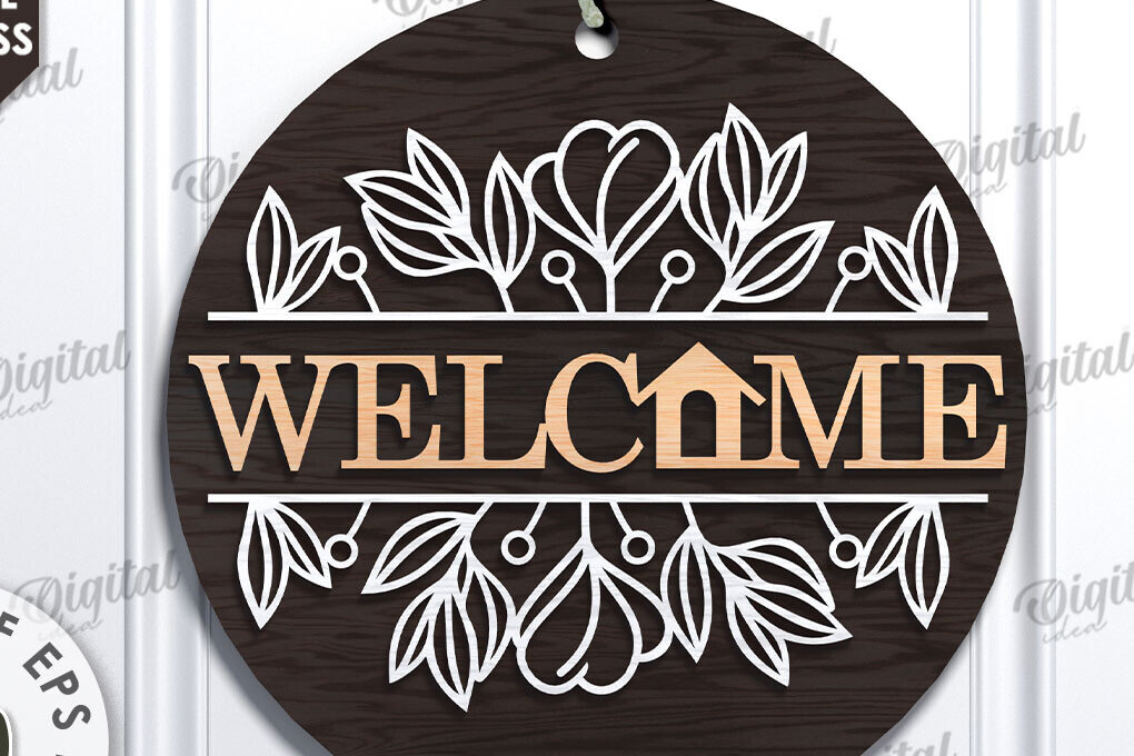 Σετ των 2 Intra απο ξύλο plywood 3mm-4mm πάχος – Ξύλινη πινακίδα υποδοχής με λέιζερ Δίασταση  20x20 cm INTRAFABR-112122040