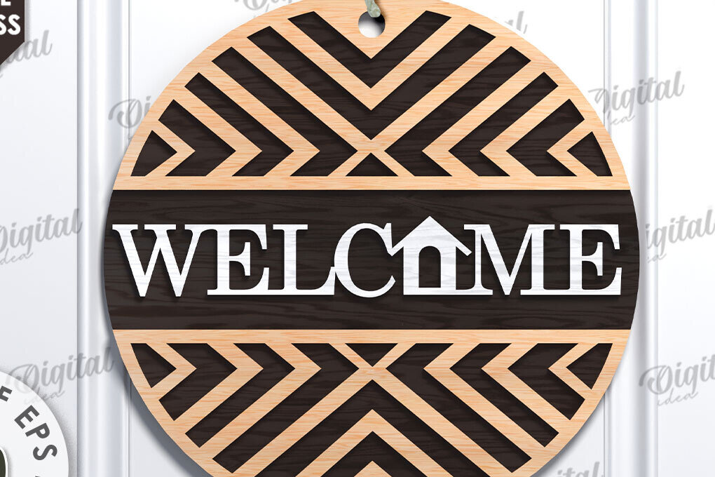 Σετ των 2 Intra απο ξύλο plywood 3mm-4mm πάχος – Ξύλινη πινακίδα υποδοχής με λέιζερ Δίασταση  20x20 cm INTRAFABR-112121665