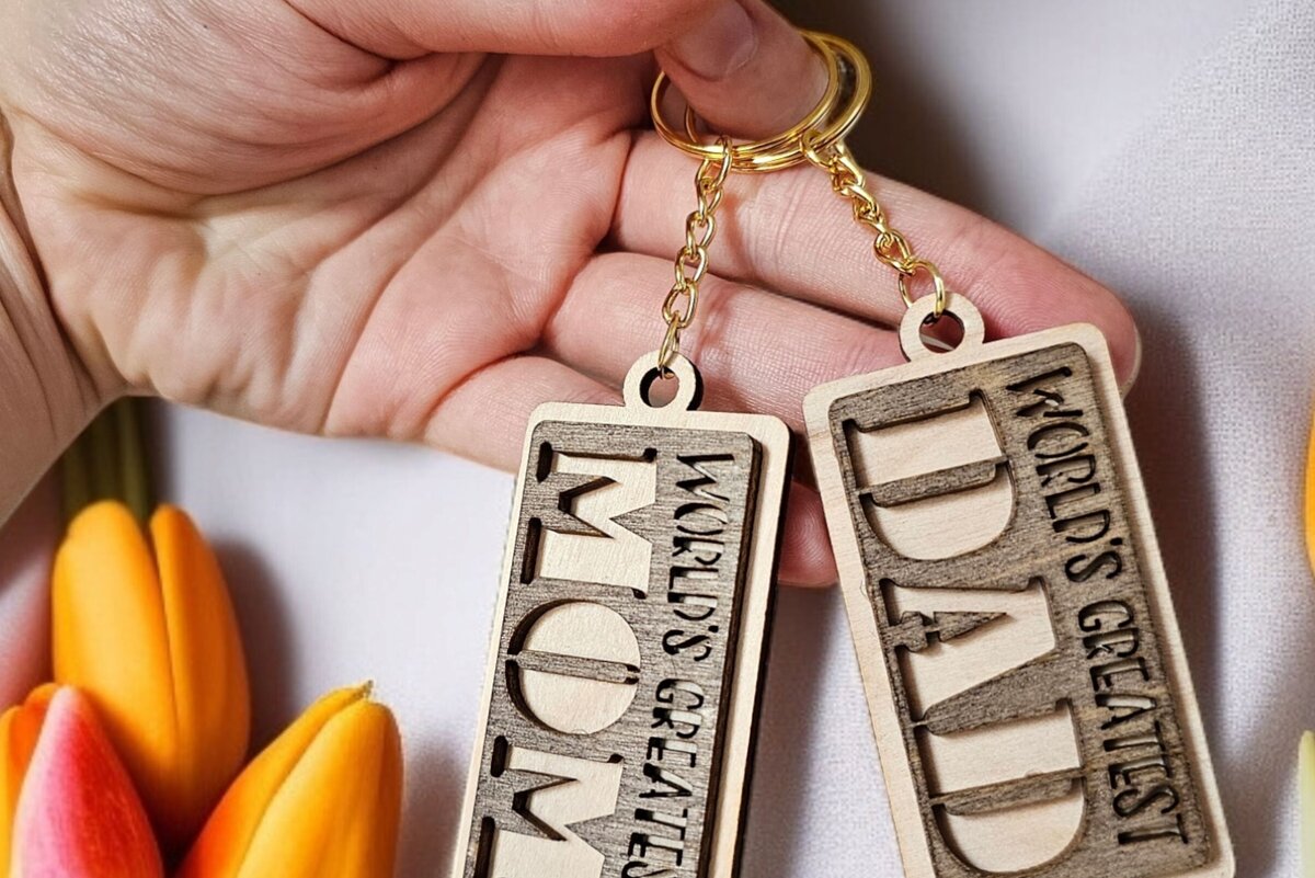 Σετ των 3 Intra απο ξύλο plywood 3mm-4mm πάχος – Ο καλύτερος μπρελόκ στον κόσμο Δίασταση  5x5 cm INTRAFABR-118151894