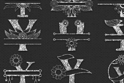 Σετ των 2 Intra απο ξύλο plywood 3mm-4mm πάχος – Y Letter Alphabet Μονόγραμμα Χαρτί κοπής Δίασταση  20x20 cm INTRAFABR-56032844