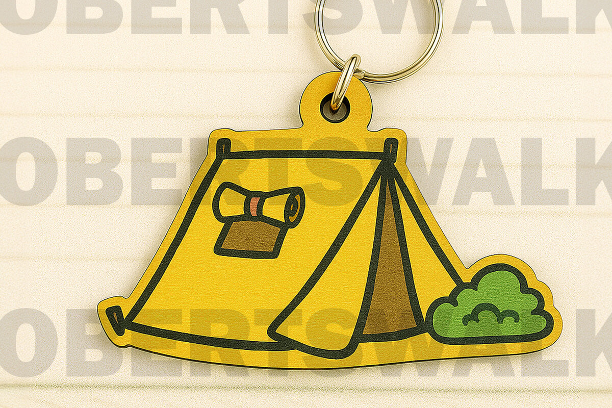 Σετ των 3 Intra απο ξύλο plywood 3mm-4mm πάχος – Κίτρινο Μπρελόκ Σκηνής Δίασταση  5x5 cm INTRAFABR-123666163