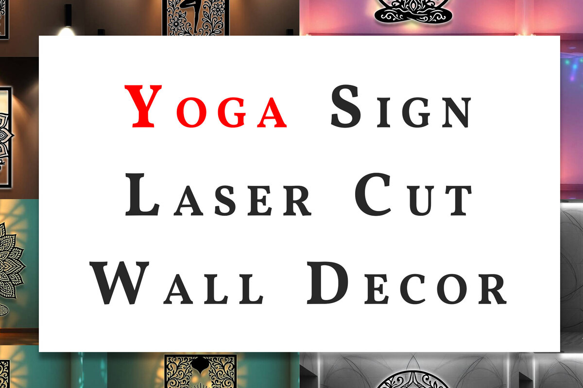 Intra απο ξύλο plywood 3mm-4mm πάχος – Πακέτο Art Wall Art Sign Sign Yoga Δίασταση  40x30 cm INTRAFABR-124957401