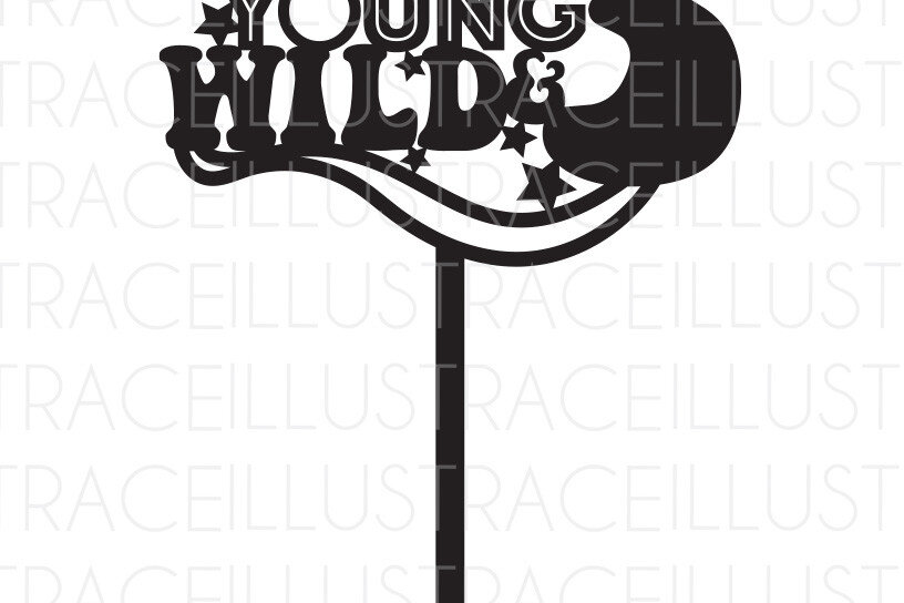 Σετ των 2 Intra απο ξύλο plywood 3mm-4mm πάχος – Young Wild and Three Δίασταση  20x20 cm INTRAFABR-64576813