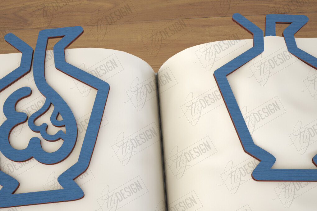 Σετ των 2 Intra απο ξύλο plywood 3mm-4mm πάχος – Zodiac Bookmark | Αστρολογία |Ζώδιο Δίασταση  20x20 cm INTRAFABR-116413259