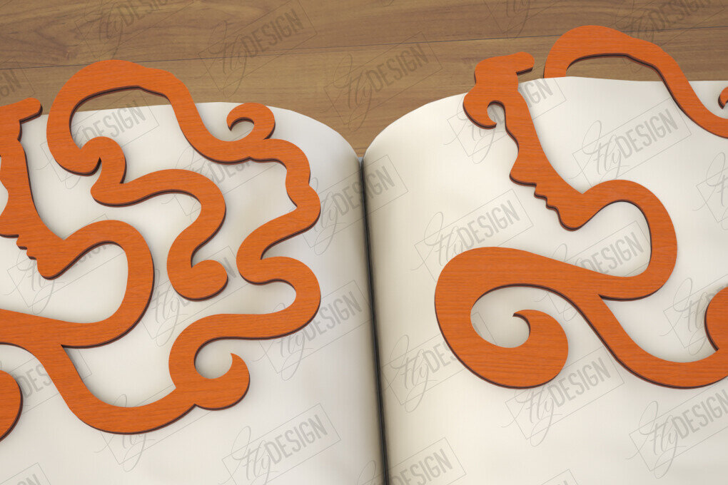Σετ των 2 Intra απο ξύλο plywood 3mm-4mm πάχος – Zodiac Bookmark | Αστρολογία |Ζώδιο Δίασταση  20x20 cm INTRAFABR-116413047