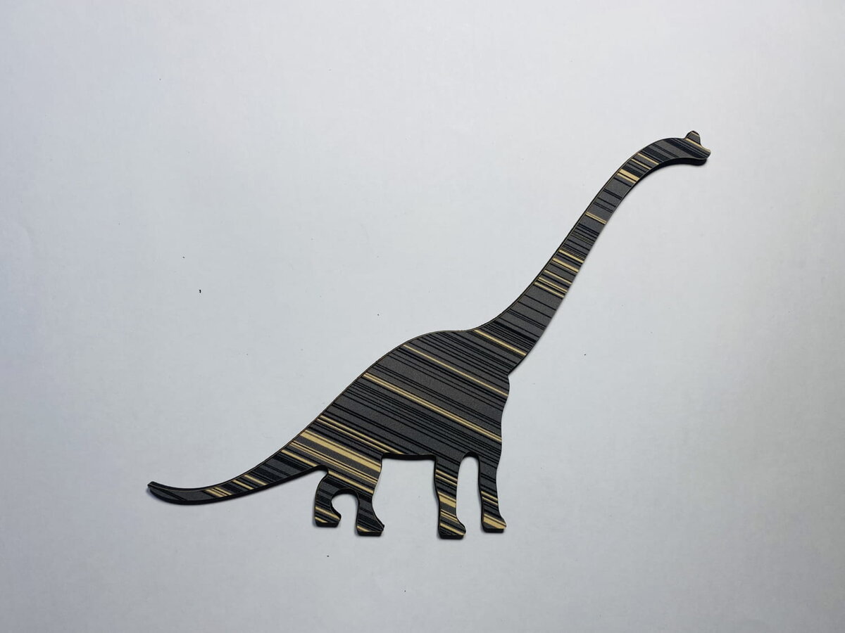 Intra απο ξύλο plywood 3mm-4mm πάχος - Ημιτελής ξύλινη χειροτεχνία με αποκοπή ξύλου δεινοσαύρου Δίασταση 30x30 cm Intraeaxys-67wlvd31