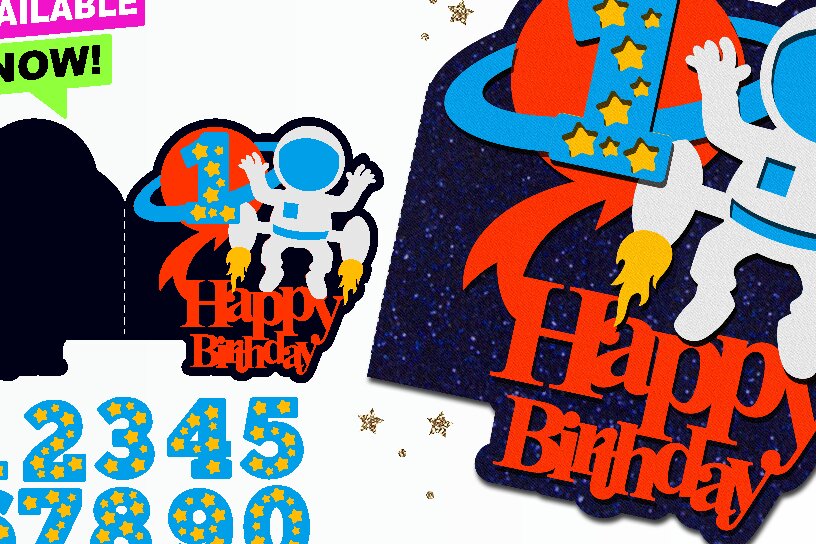 Σετ των 2 Intra απο ξύλο plywood 3mm-4mm πάχος – Κάρτα Outer Space 3D Δίασταση  20x20 cm INTRAFABR-105344034