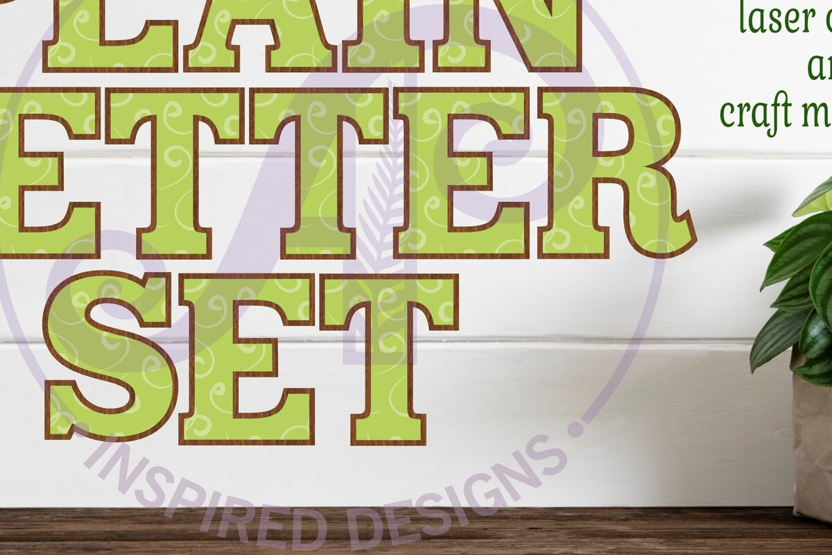 Σετ των 2 Intra απο ξύλο plywood 3mm-4mm πάχος – Σετ αλφαβήτου περίγραμμα γραμμάτων X 26 Δίασταση  20x20 cm INTRAFABR-97128651