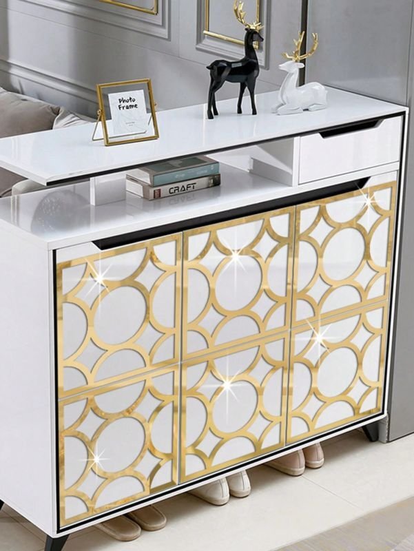 Intra απο ξύλο plywood 3mm-4mm πάχος - Ακρυλικό αυτοκόλλητο καθρέφτη για ανακαίνιση επίπλων Δίασταση 20x20 cm Intraeaxys-075kdn87