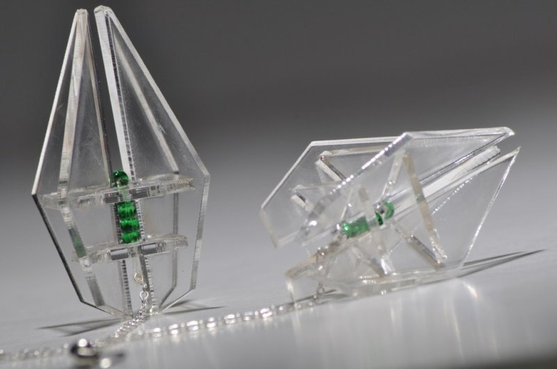 Σετ των 3 Intra απο ξύλο plywood 3mm-4mm πάχος - Κρυστάλλινα σκουλαρίκια Δίασταση 3x3 cm Intraeaxys-51r8qk37