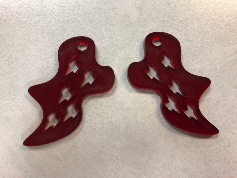 Σετ των 3 Intra απο ξύλο plywood 3mm-4mm πάχος - Σκουλαρίκια Squiggle Δίασταση 3x3 cm Intraeaxys-qom65kr1