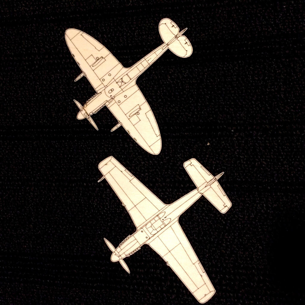 Intra απο ξύλο plywood 3mm-4mm πάχος - Σχέδια αεροπλάνου Δίασταση 30x30 cm Intraeaxys-r1z23rl1