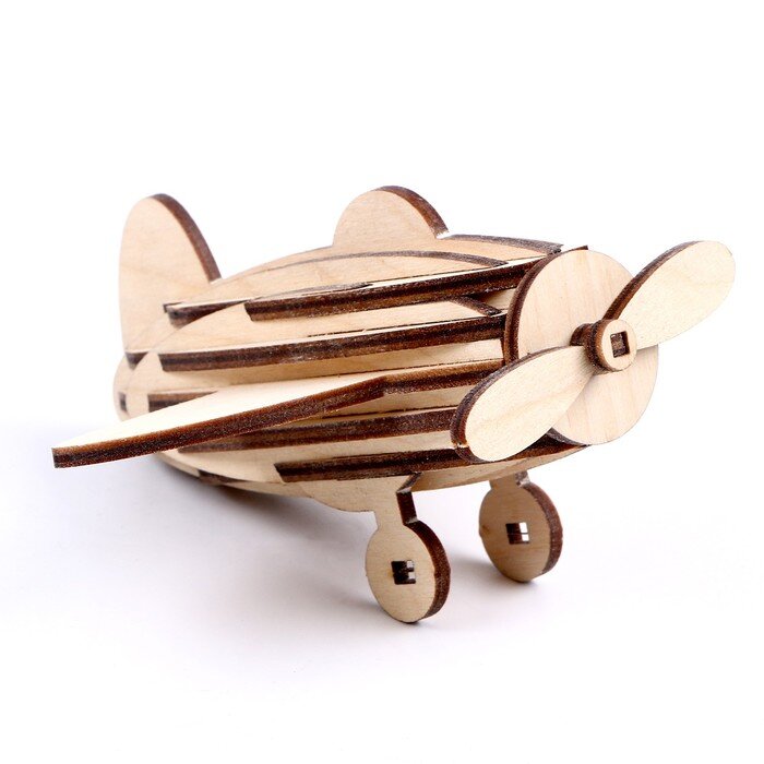 Intra απο ξύλο plywood 3mm-4mm πάχος - Μικρό παιχνίδι αεροπλάνο Δίασταση 30x30 cm Intraeaxys-voq2nmjo