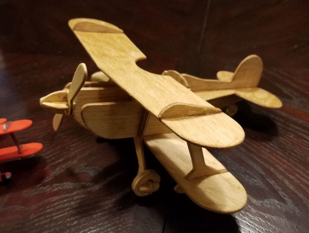 Intra απο ξύλο plywood 3mm-4mm πάχος - Bi-Plane 3D Puzzle Δίασταση 30x30 cm Intraeaxys-6o3yggk7