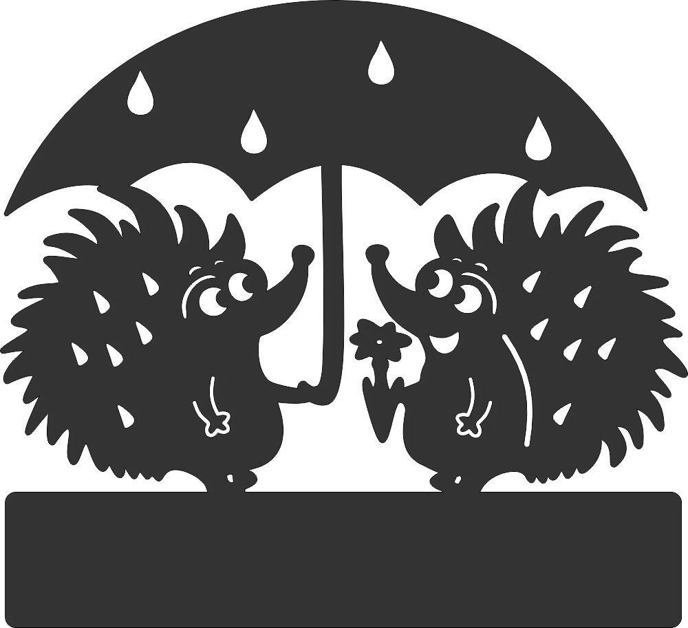 Intra απο ξύλο plywood 3mm-4mm πάχος - Πρότυπο για γάντζους διακοσμητικών ρούχων σκαντζόχοιρος Δίασταση 30x30 cm Intraeaxys-078ye9mo