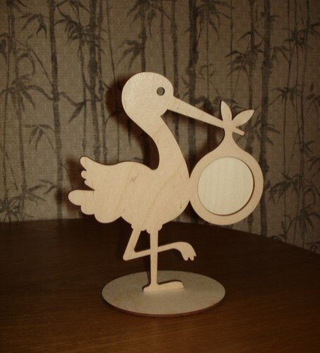 Intra απο ξύλο plywood 3mm-4mm πάχος - Κορνίζα Stork Δίασταση 30x30 cm Intraeaxys-yon0v9x7