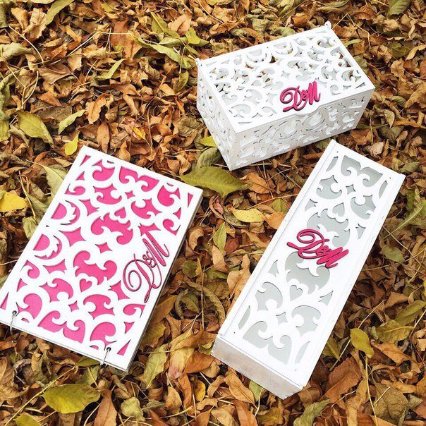 Intra απο ξύλο plywood 3mm-4mm πάχος - Διακοσμητικό ξύλινο κουτί με πρότυπο συρόμενο καπάκι Δίασταση 30x30 cm Intraeaxys-yon0xgg7