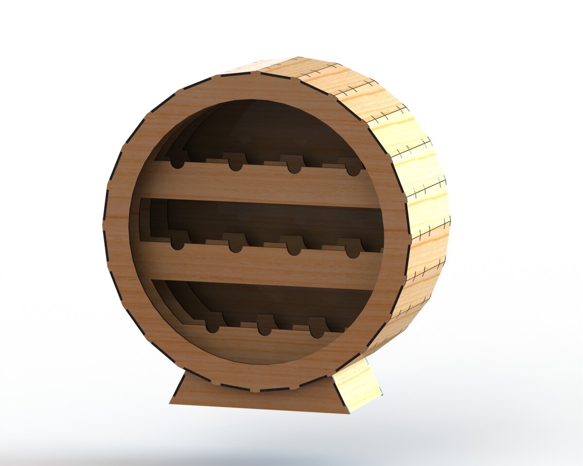 Intra απο ξύλο plywood 3mm-4mm πάχος - Σχάρα κρασιού 6mm Δίασταση 30x30 cm Intraeaxys-qom3dk13