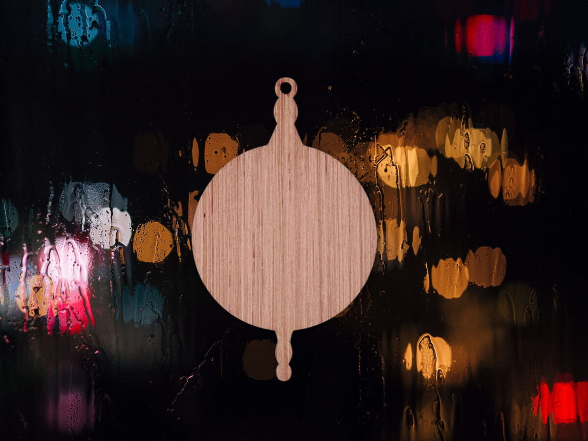 Intra απο ξύλο plywood 3mm-4mm πάχος - Ξύλινο χριστουγεννιάτικο μπιχλιμπίδι για χειροτεχνίες και διακόσμηση Δίασταση 30x30 cm Intraeaxys-51rrnx31