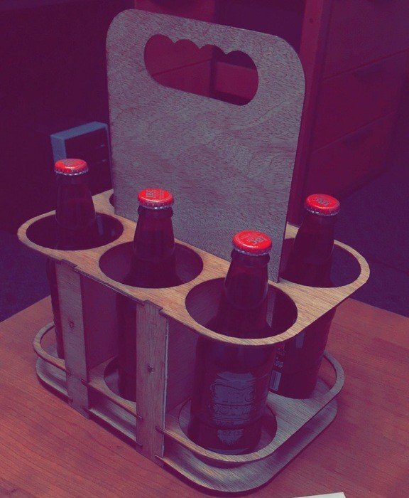 Intra απο ξύλο plywood 3mm-4mm πάχος - 6 Συσκευαστής Δίασταση 30x30 cm Intraeaxys-pokmvlk1