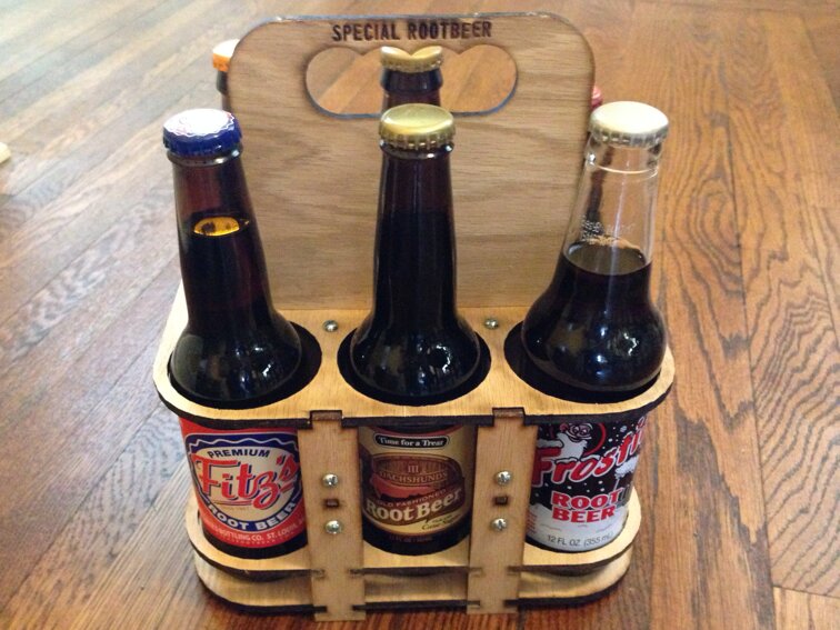 Σετ των 2 Intra απο ξύλο plywood 3mm-4mm πάχος - Θήκη Six Pack Δίασταση 20x20 cm Intraeaxys-91jdw851