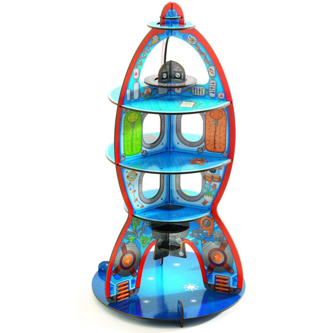 Intra απο ξύλο plywood 3mm-4mm πάχος - Ράφι παιδικών πυραύλων Δίασταση 30x30 cm Intraeaxys-m1d6pkd7