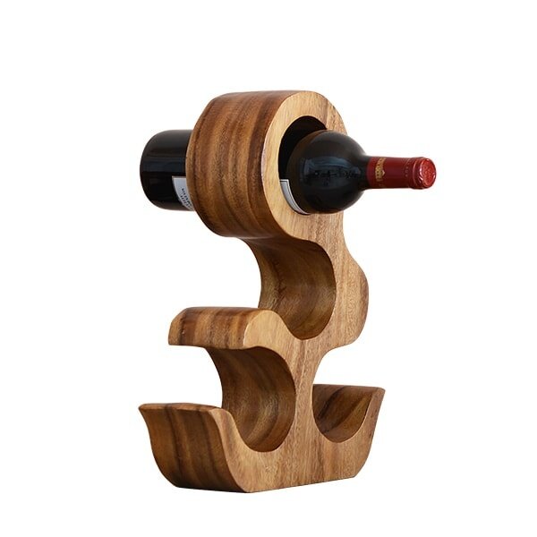 Intra απο ξύλο plywood 3mm-4mm πάχος - Cat Creative Wood Wine Rack Δίασταση 30x30 cm Intraeaxys-m1d64jy7