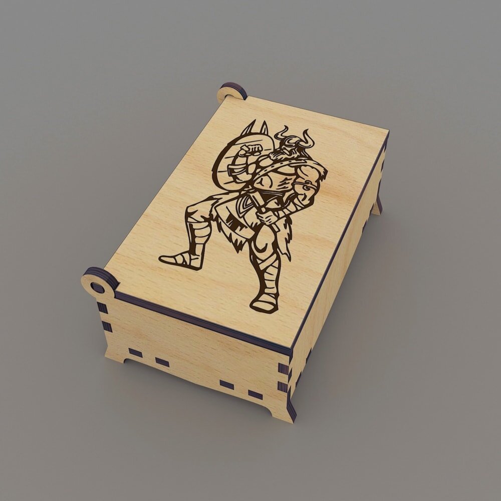 Intra απο ξύλο plywood 3mm-4mm πάχος - Viking Box 4mm Δίασταση 30x30 cm Intraeaxys-p7ymnw57