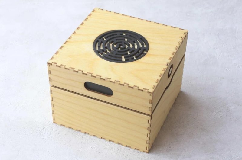 Intra απο ξύλο plywood 3mm-4mm πάχος - Apprentice Maze Puzzle Box Δίασταση 30x30 cm Intraeaxys-075y44mo