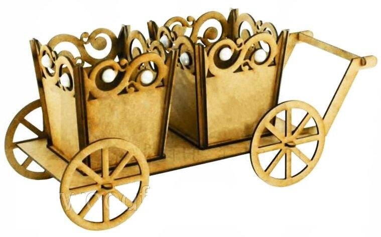 Intra απο ξύλο plywood 3mm-4mm πάχος - Πρότυπο φυτευτή καροτσιών γλάστρας Δίασταση 30x30 cm Intraeaxys-eoxl2yqo