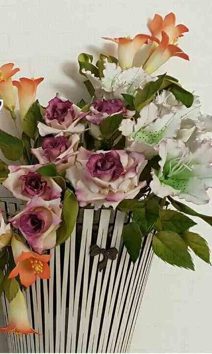 Intra απο ξύλο plywood 3mm-4mm πάχος - Καλάθι τοίχου λουλουδιών Cachepot Planter Δίασταση 30x30 cm Intraeaxys-p7ymgr57