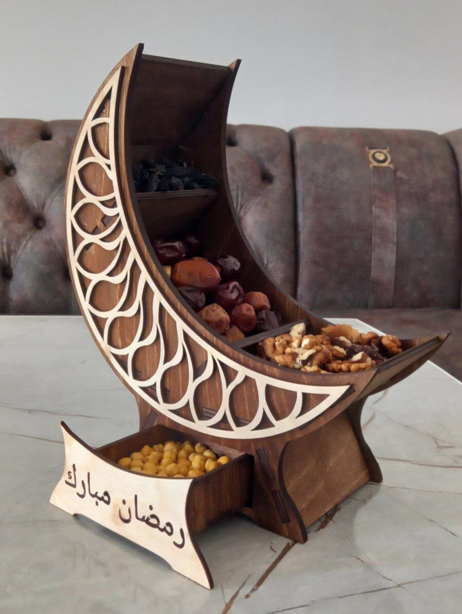 Intra απο ξύλο plywood 3mm-4mm πάχος - Κουτί δώρου διακοσμητικό για το Ραμαζάνι Δίασταση 30x30 cm Intraeaxys-ro6yeq67