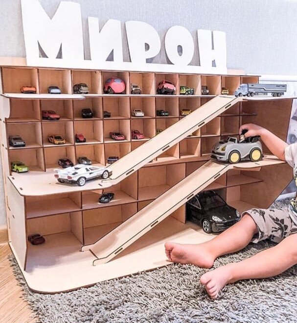 Intra απο ξύλο plywood 3mm-4mm πάχος - Χώρος στάθμευσης Γκαράζ Δίασταση 30x30 cm Intraeaxys-zo9yewy7