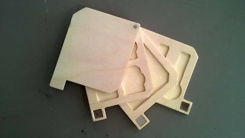 Intra απο ξύλο plywood 3mm-4mm πάχος - Οργανωτής αποθήκευσης Δίασταση 30x30 cm Intraeaxys-p7yrmy2o