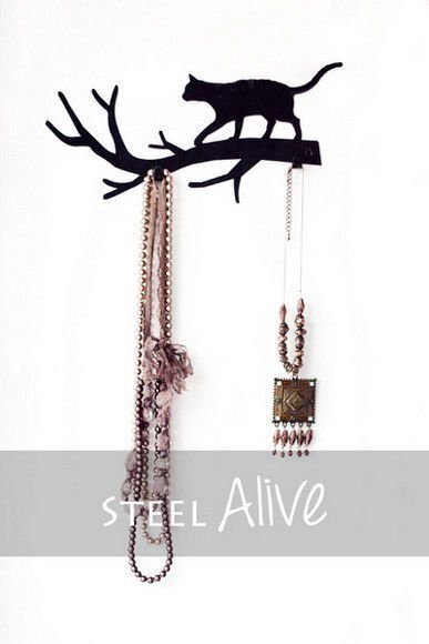 Intra απο ξύλο plywood 3mm-4mm πάχος - Θήκη για κοσμήματα γάτας Δίασταση 30x30 cm Intraeaxys-joekrw6o