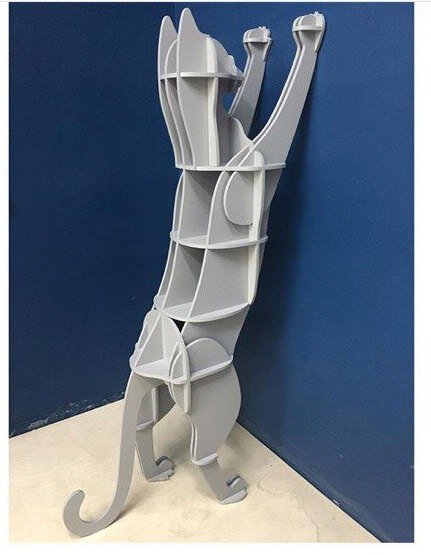 Intra απο ξύλο plywood 3mm-4mm πάχος - Ράφι όρθιας γάτας Δίασταση 30x30 cm Intraeaxys-qommrl4o