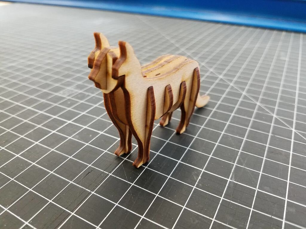 Intra απο ξύλο plywood 3mm-4mm πάχος - Πρότυπο 3D Cat Αρχείο PDF Δίασταση 30x30 cm Intraeaxys-p7ym3n27