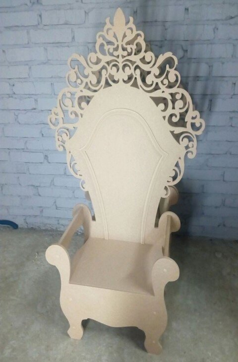 Intra απο ξύλο plywood 3mm-4mm πάχος - Καρέκλα Ξύλινου Θρόνου Δίασταση 30x30 cm Intraeaxys-eo20e2q7