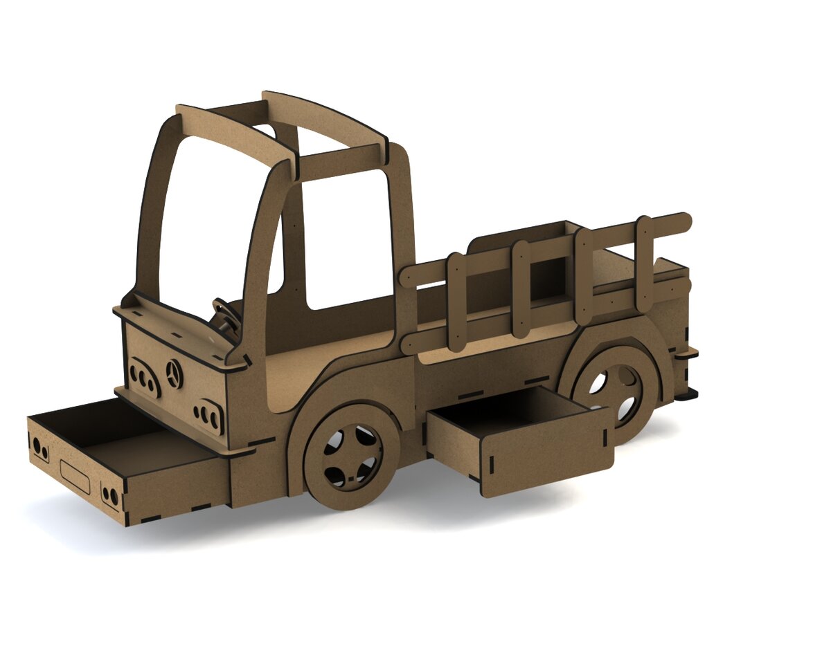 Intra απο ξύλο plywood 3mm-4mm πάχος - Κρεβάτια αυτοκινήτου για παιδιά Δίασταση 30x30 cm Intraeaxys-51rr8pd1