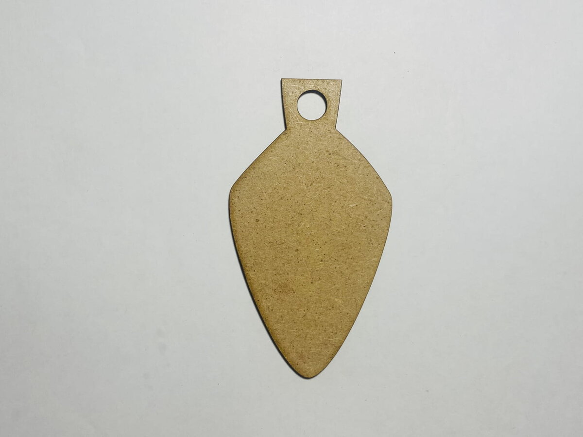 Σετ των 2 Intra απο ξύλο plywood 3mm-4mm πάχος - Ημιτελές ξύλινο στολίδι διακοπών κενό Δίασταση 10x10 cm Intraeaxys-91jdg941