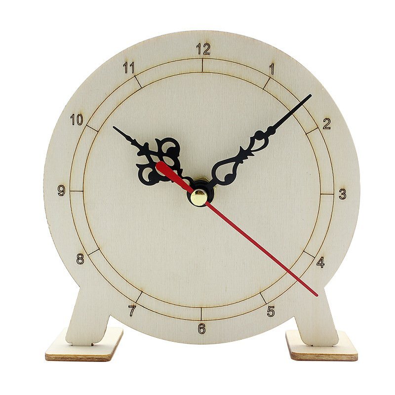 Intra απο ξύλο plywood 3mm-4mm πάχος - DIY Ξύλινο ρολόι Κιτ συναρμολόγησης ξύλινο ρολόι Πρακτικό εκπαιδευτικό παιχνίδι για παιδιά μωρό Δίασταση 30x30 cm Intraeaxys-eo0n5pw1