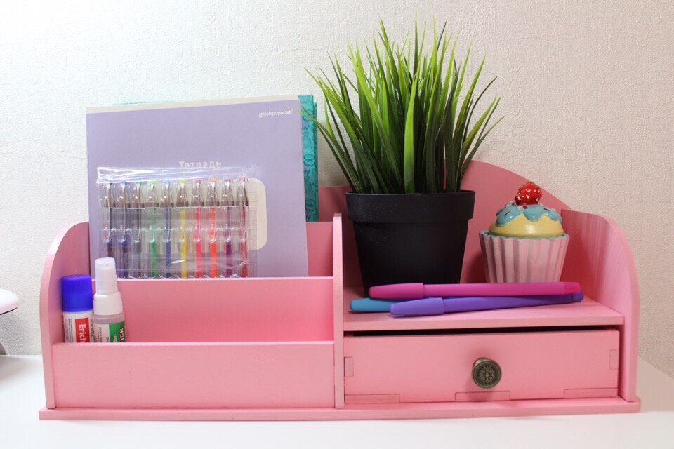 Intra απο ξύλο plywood 3mm-4mm πάχος - Makeup Organizer Cosmetic Storage Box Desk Organizer για Συρτάρι καλλυντικών Δίασταση 30x30 cm Intraeaxys-m1d6v3l7