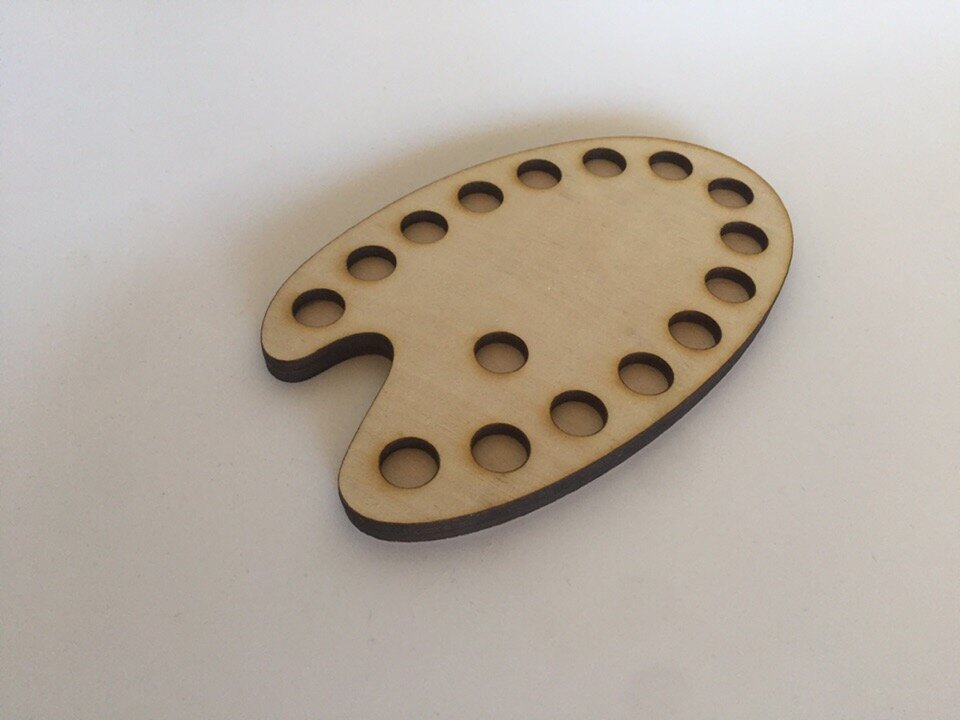 Intra απο ξύλο plywood 3mm-4mm πάχος - Floss Palette Δίασταση 30x30 cm Intraeaxys-r1z26dm1