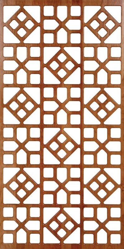 Intra απο ξύλο plywood 3mm-4mm πάχος - Γεωμετρικό σχέδιο Jali Δίασταση 30x30 cm Intraeaxys-ro6ddqq7