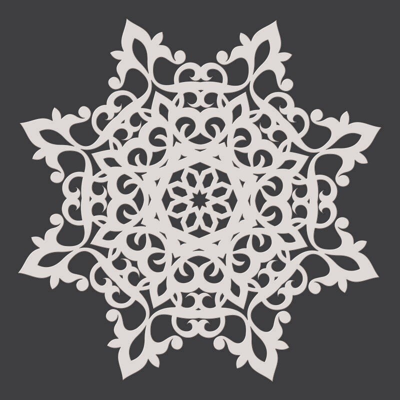 Intra απο ξύλο plywood 3mm-4mm πάχος - Διακοσμητικό σχέδιο Jali Δίασταση 30x30 cm Intraeaxys-r1z232w1