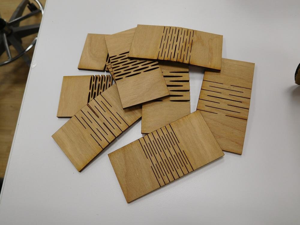 Intra απο ξύλο plywood 3mm-4mm πάχος - Πρότυπα δοκιμής ζωντανών μεντεσέδων Δίασταση 30x30 cm Intraeaxys-eo20jq37